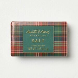 Hearth & Hand Plaid SALT Scented Soap